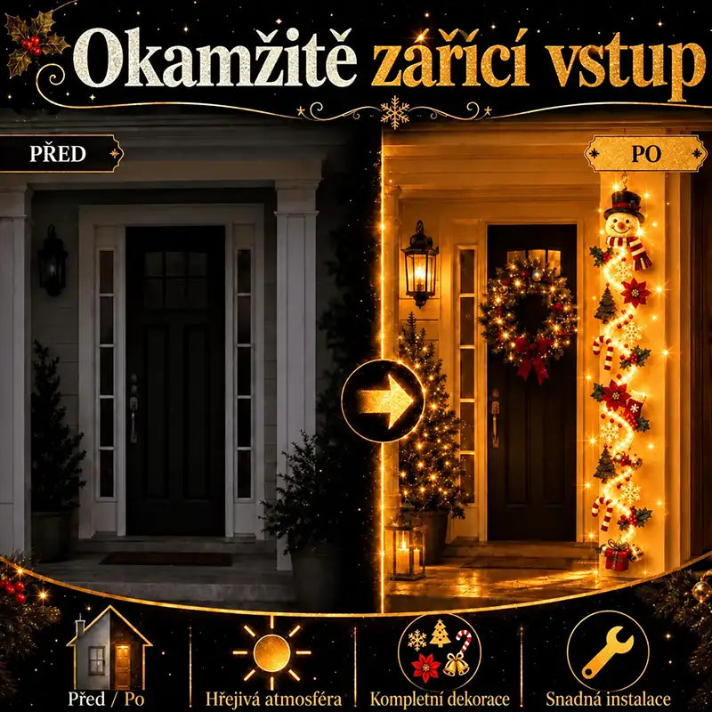 Srovnání vánoční výzdoby