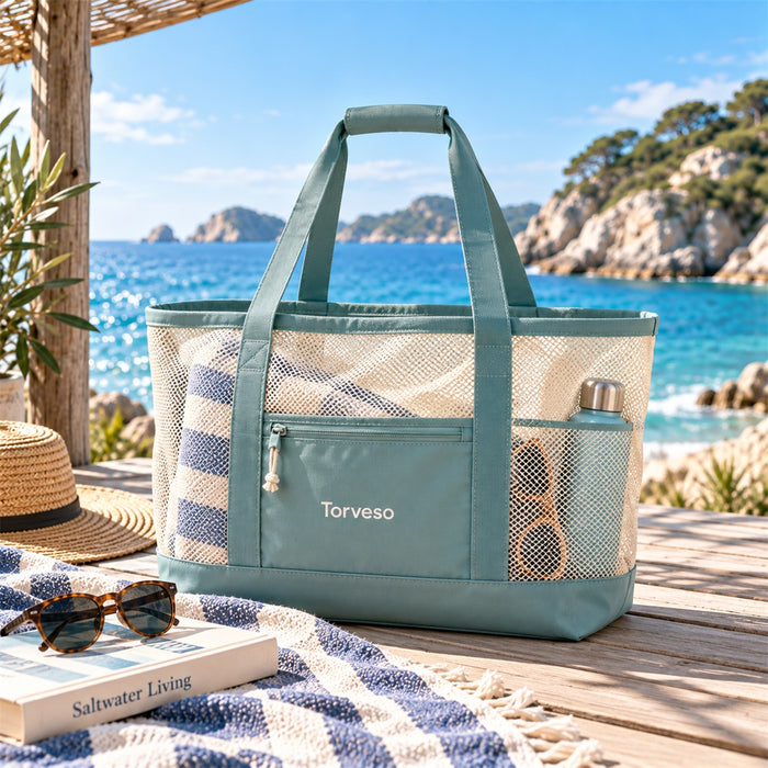 Mesh Market Beach Tote