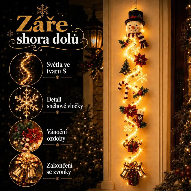 Světelný řetěz dekorace